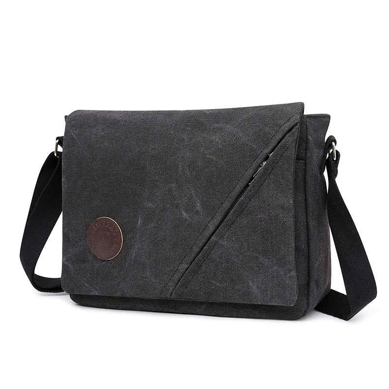 Men's Retro British Simple Canvas For Bags