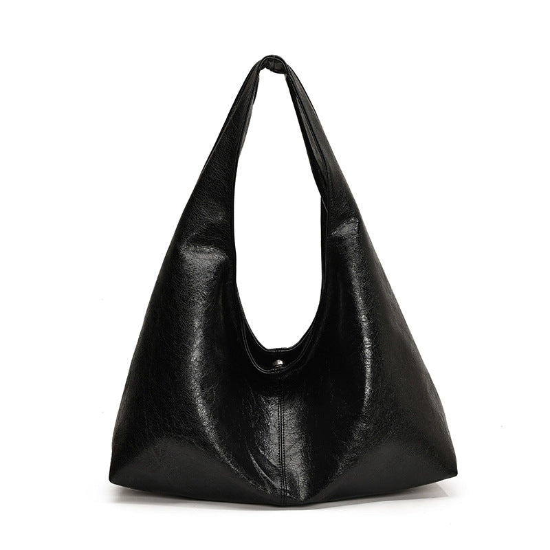Women's Large Capacity High-grade Retro Textured Underarm Shoulder Bags