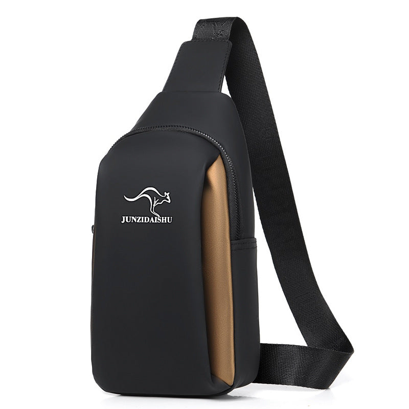 Men's Waterproof Oxford Cloth Korean Fashion Men's Chest Bags