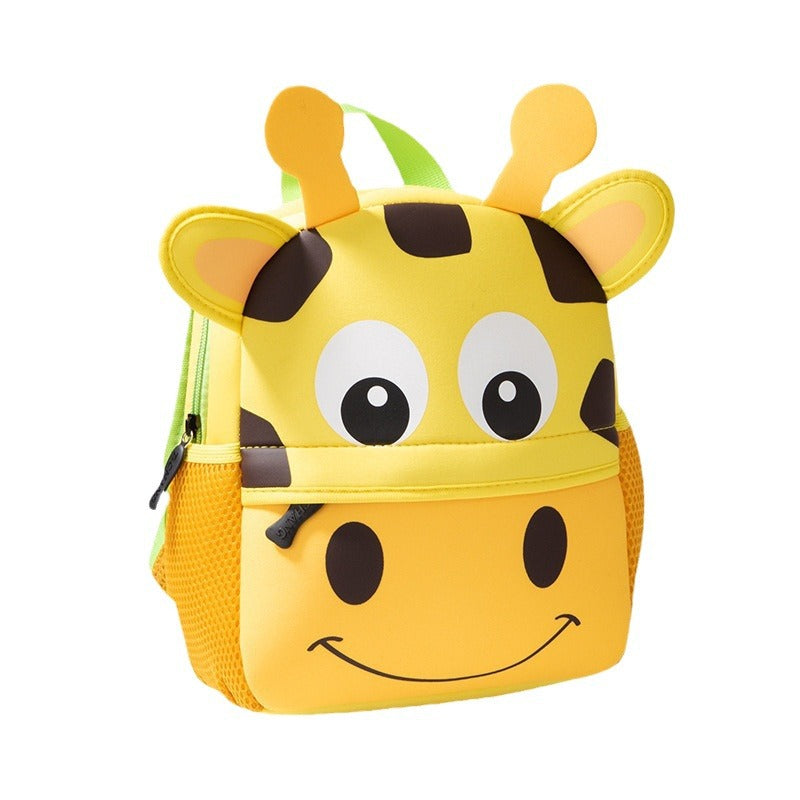 Children's Elegant Cartoon Cute Animal Neoprene Kindergarten School Bags