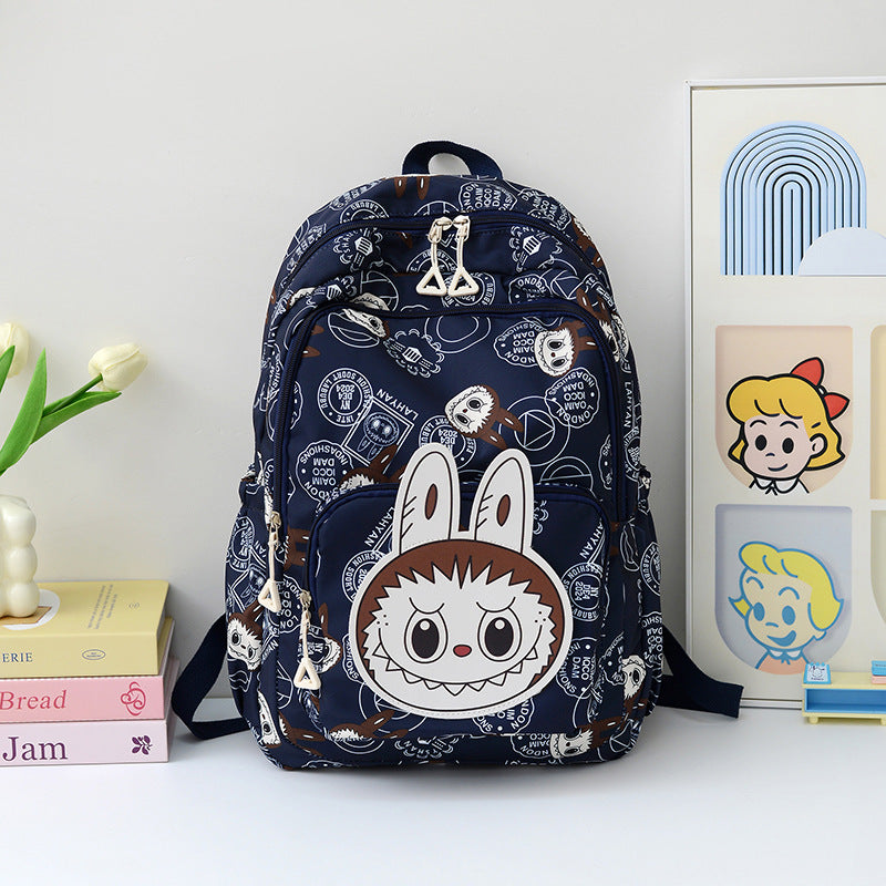 Junior High Class Trend Cartoon Large Middle School Students' Schoolbags