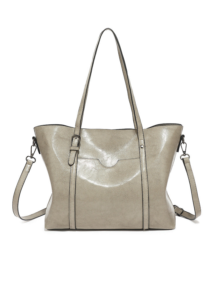 Women's Classic Fashion Soft Leather Big Handbags