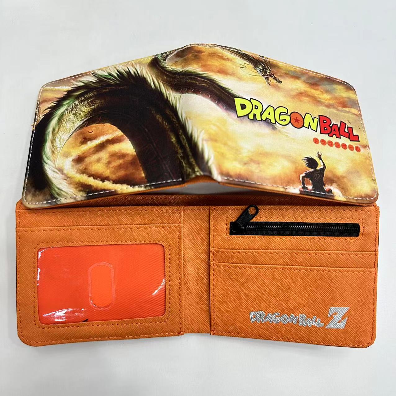Dragon Ball Short Fold Super Leather Ladies Wallets