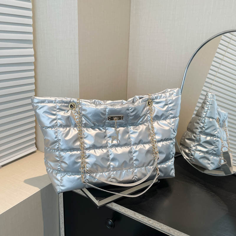 Women's Fashion Pleated Chain Versatile Niche Design Bags
