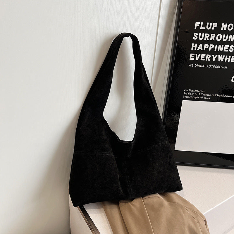 Women's Large Capacity Commuter Retro Underarm High Tote Bags