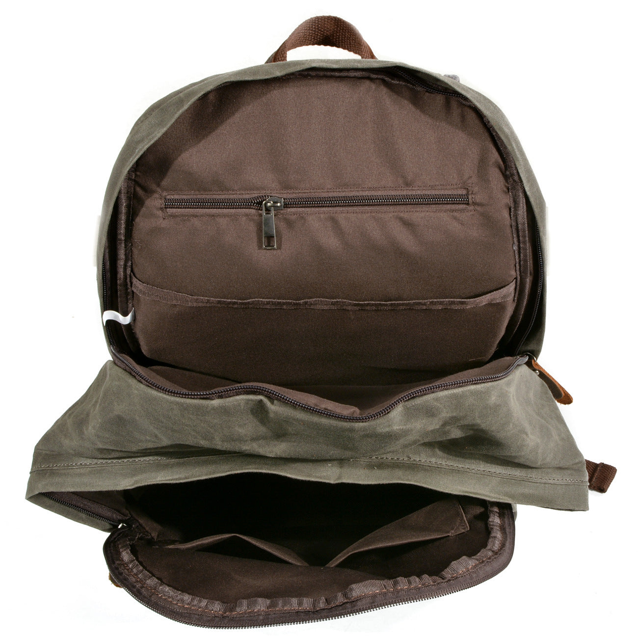 Men's Large Capacity Female Waterproof Oil Wax Backpacks