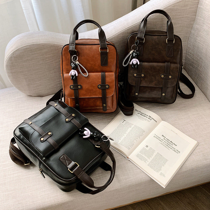 Retro British Style Mori Artistic Versatile Backpacks