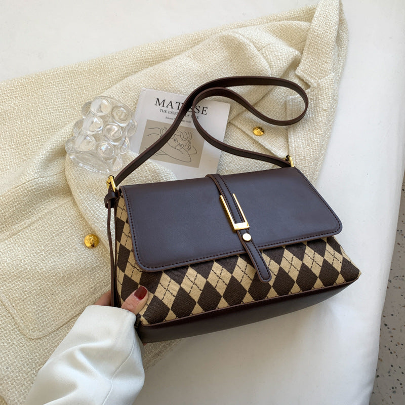 Women's Large Capacity Fashionable Niche High-grade Western Crossbody Bags