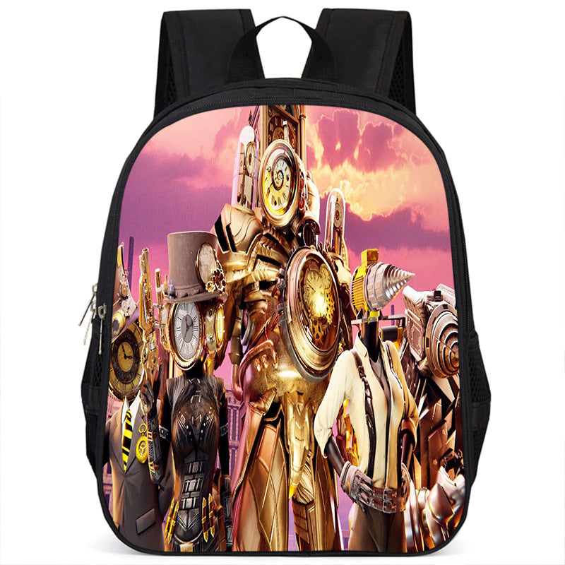 Electric Drill Red Lotus Monitor Inch Backpacks