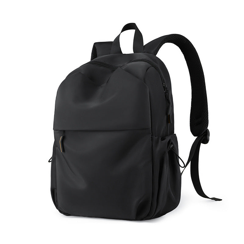 Men's Solid Color Commute Large Capacity College Backpacks