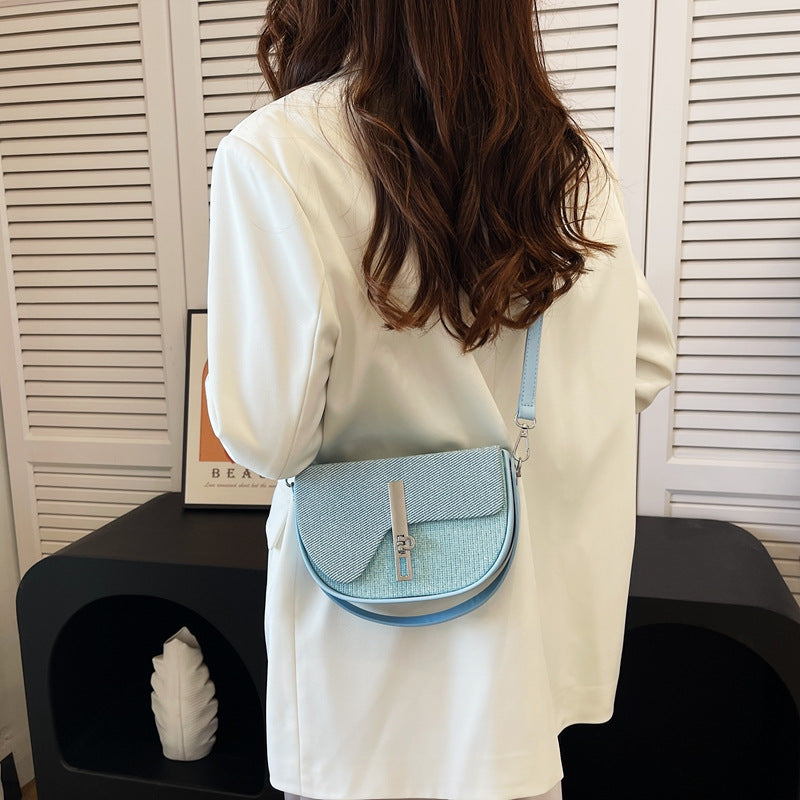 Women's High Sense Trendy Fashion Simple One Crossbody Bags