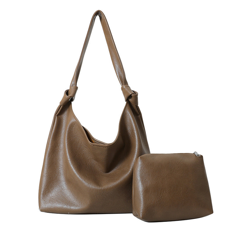 Women's Large Capacity Simple Fashion Texture Today Shoulder Bags