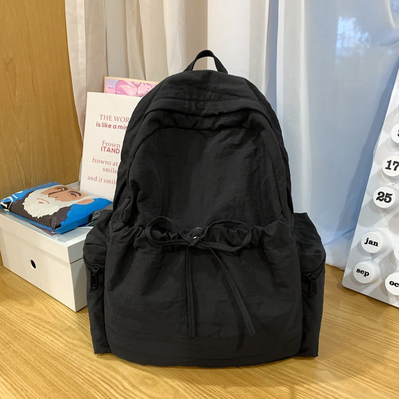 Niche Design Simple Versatile Lightweight Solid Backpacks