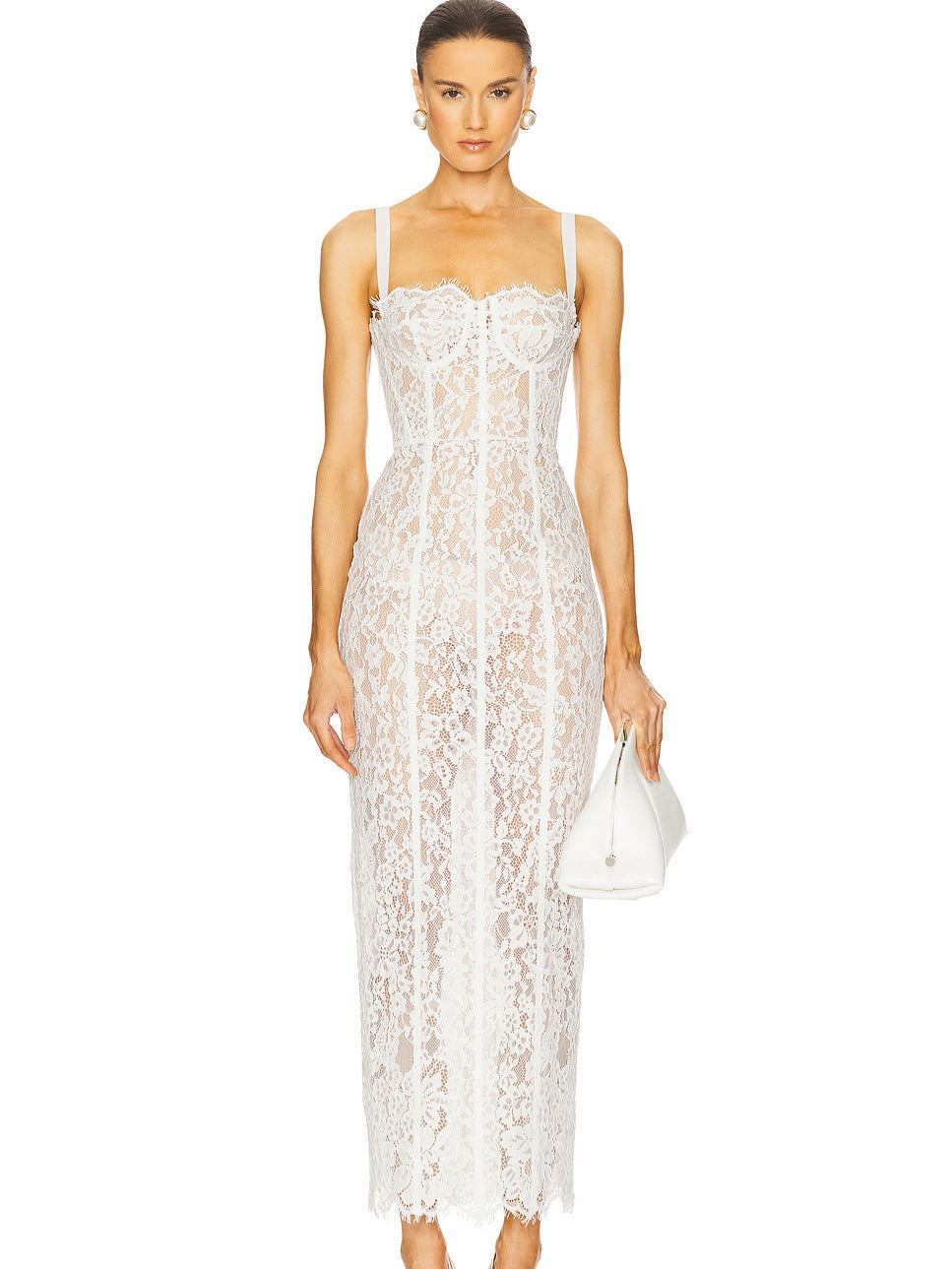 Women's Summer Fashion Suspenders Sexy Lace Slim Dresses