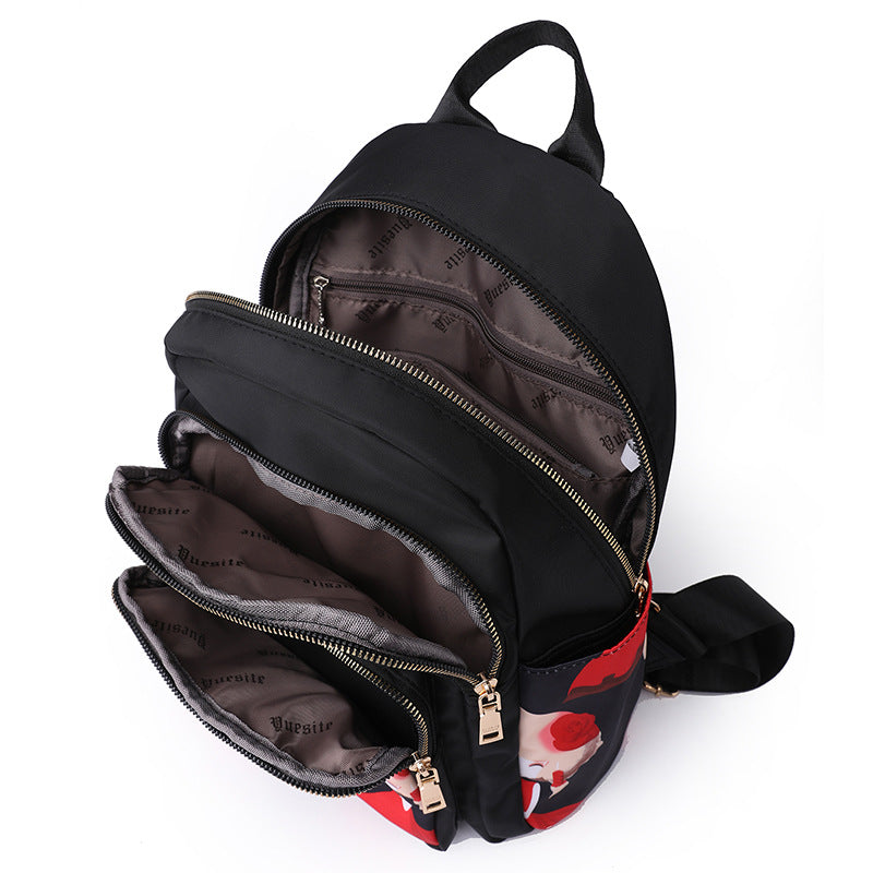 Women's Fashionable Waterproof Nylon Cloth Multifunctional Trendy Backpacks