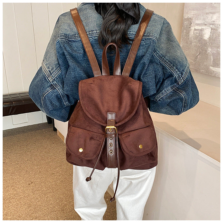 Women's Retro Fashion Large Capacity Trendy Backpacks