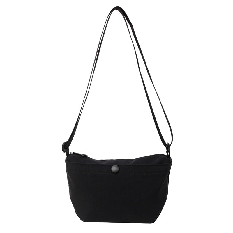 Solid Color Cloth Portable Simple Change Crossbody Bags