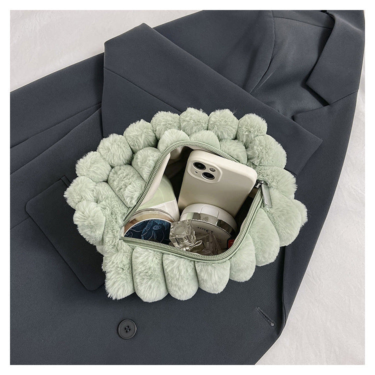Women's Plush Fashion Simple Korean Temperament Trend Crossbody Bags