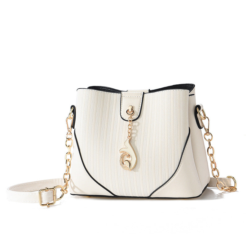 Women's Solid Color Today Popular High Sense Bucket Bags