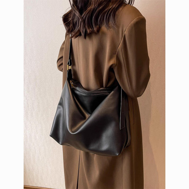Large Capacity Female College For Class Texture Crossbody Bags