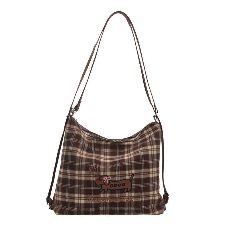 Women's Commuter Large Capacity Popular Crayon Dog Tote Bags