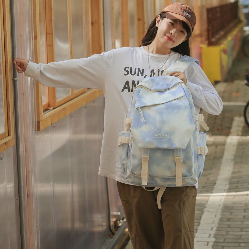 Female Autumn Korean Style High Western Backpacks