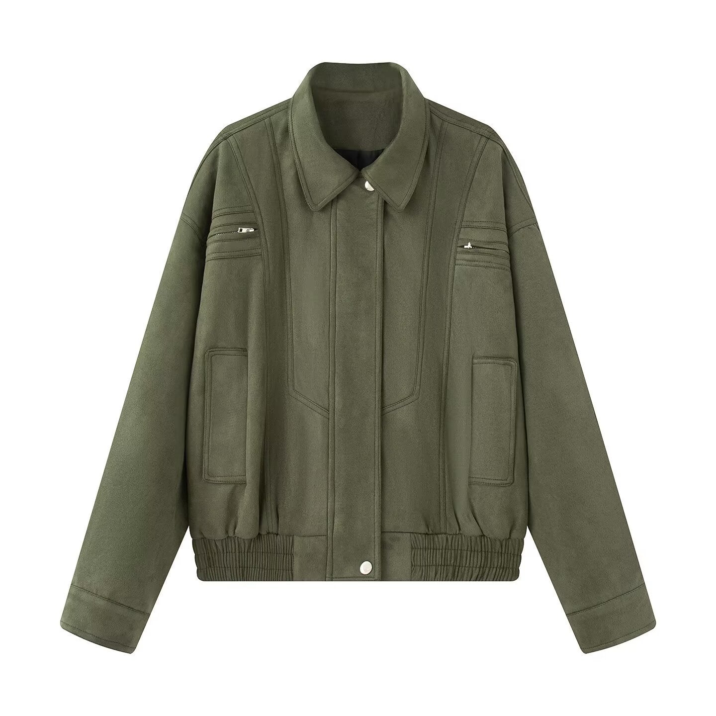 Women's Slouchy American Retro Fashion Motorcycle Jackets