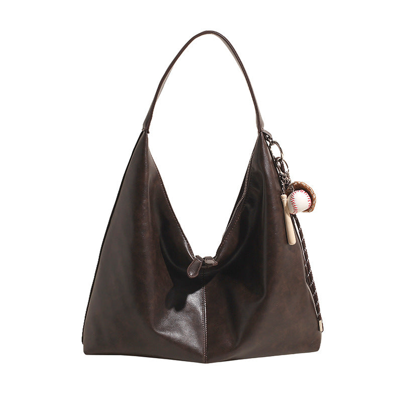 Women's Large Capacity Commuter Retro One Shopping Shoulder Bags