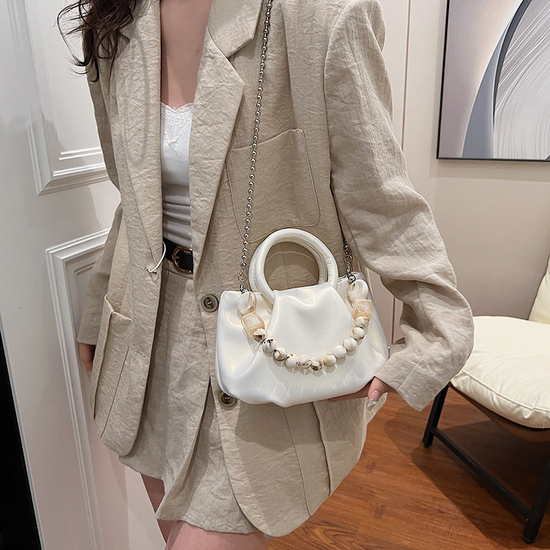 Women's Design Summer Fashion Pleated Cloud Shoulder Bags