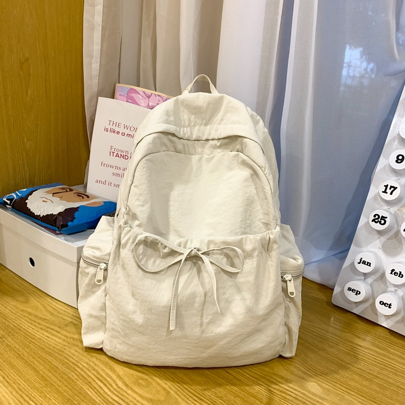 Niche Design Simple Versatile Lightweight Solid Backpacks