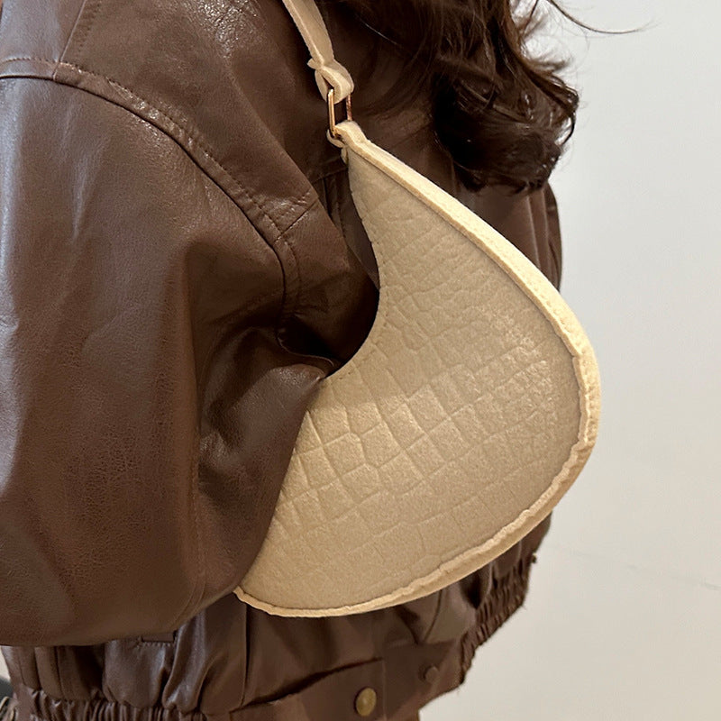 Women's High-grade Niche Fashion Underarm Retro Easy Shoulder Bags