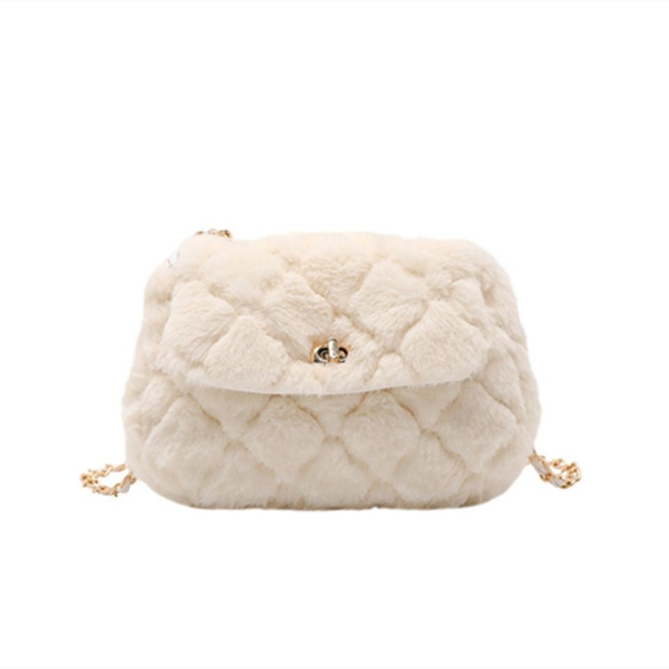Cloud Lamb Furry Female Winter Korean Versatile Bags