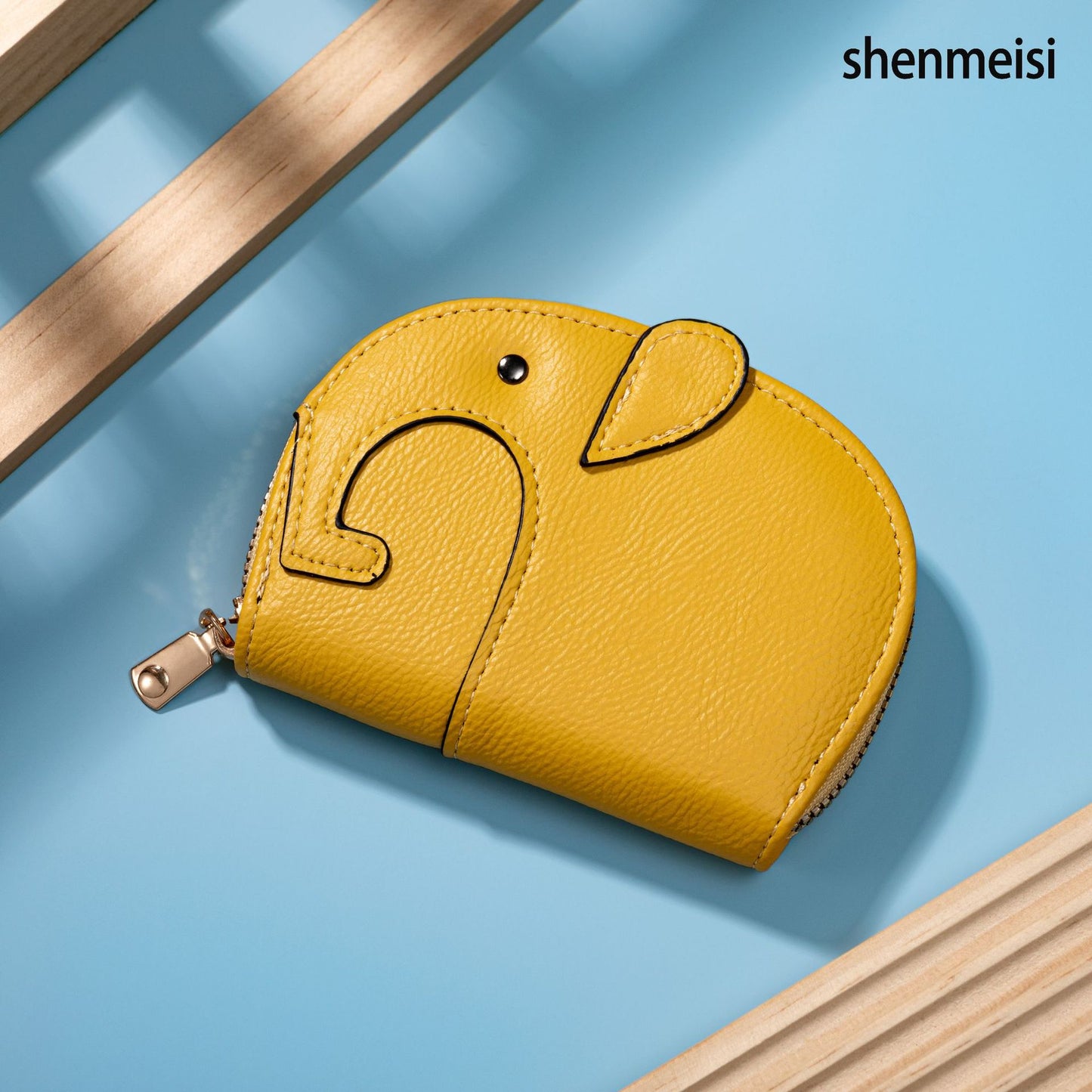 Men's Female Elephant Cute National Fashion Expanding Multiple Card Holder