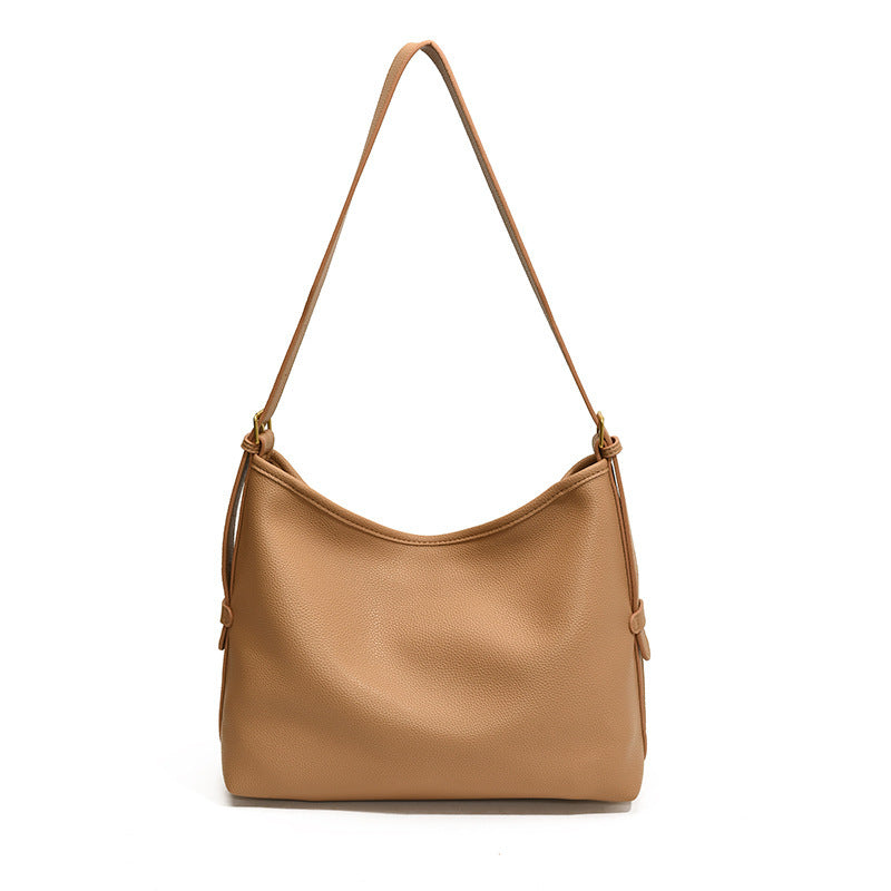 Women's Retro Fashion Korean Underarm Large Capacity Tote Bags