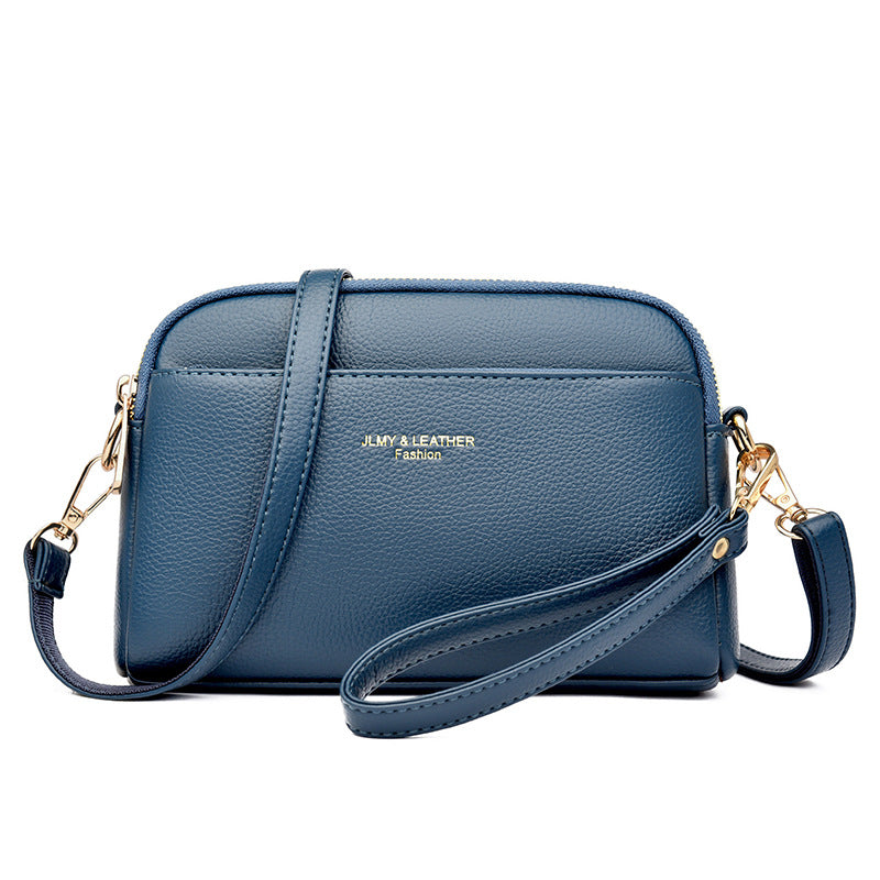 Women's High-grade Double Compartment Large Capacity Mobile Shoulder Bags