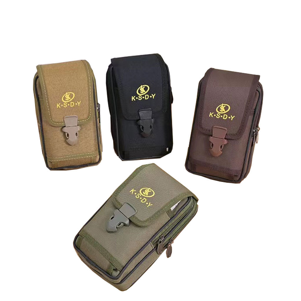 Men's Construction Site Pannier Canvas Mobile Horizontal Bags