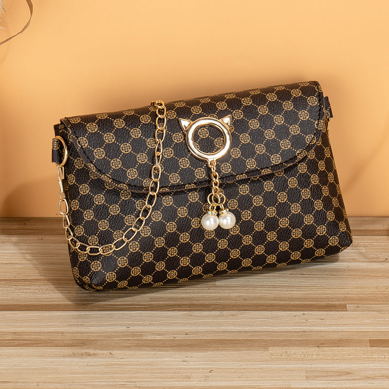 Charming Glamorous Fashion Simple Pearl Embroidered Crossbody Bags