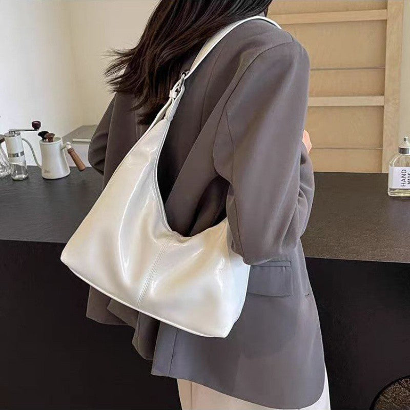 Women's Soft Leather Large Capacity Fashion Commuter Crossbody Bags