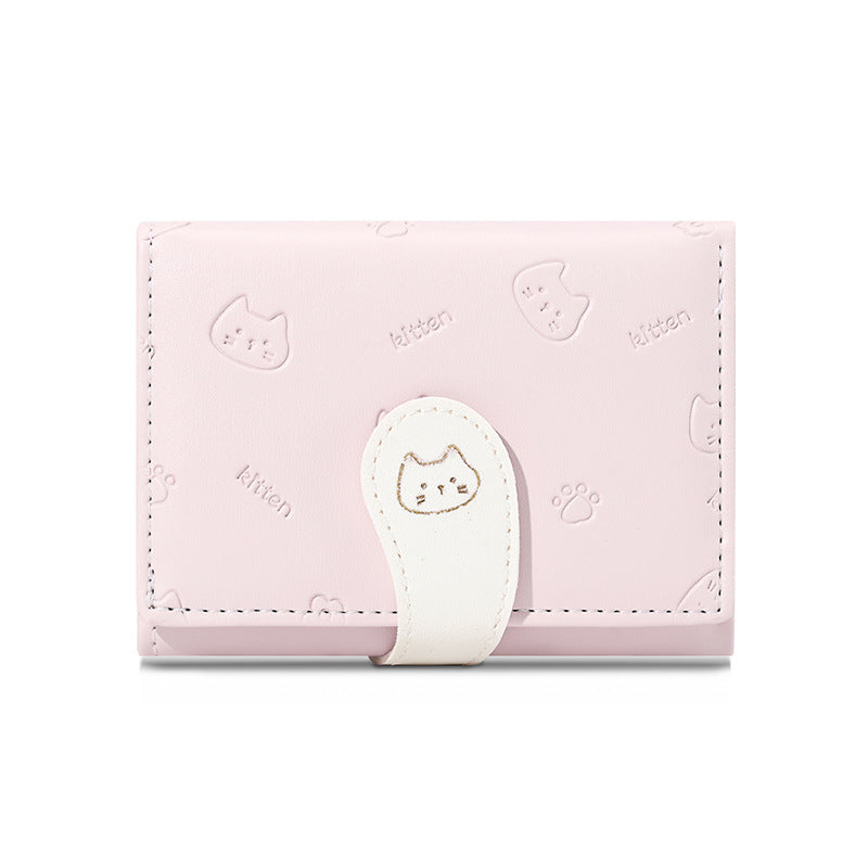 Cat Tail Cute High Fashion Short Card Holder