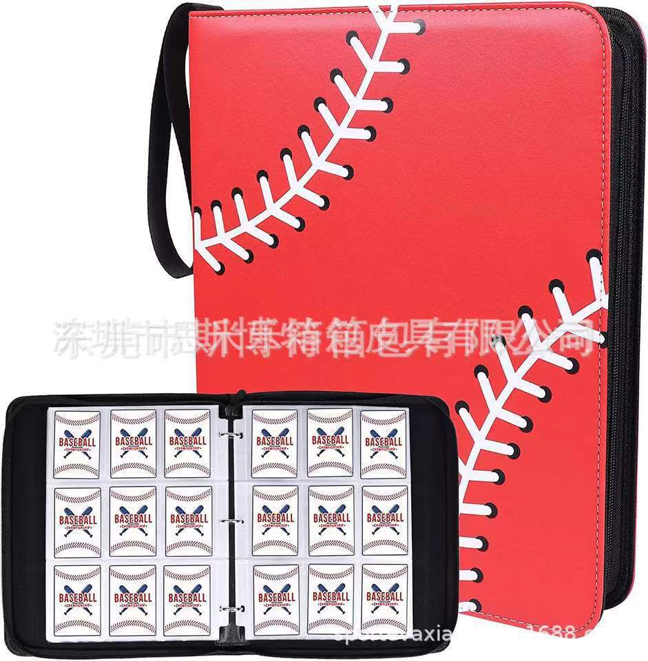 Elegant Binder Zipper Book Game Collection Card Holder