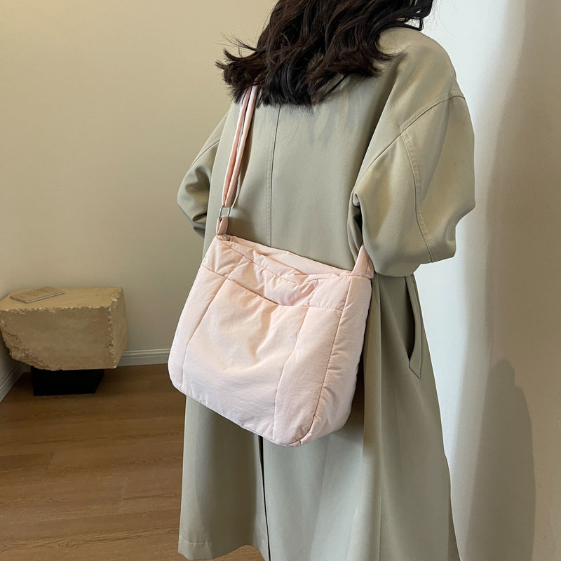 Women's Large Capacity Simple Fashion Spring Down Shoulder Bags