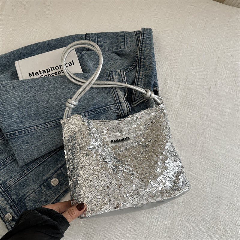 Korean Style One Female Niche Western Tote Bags