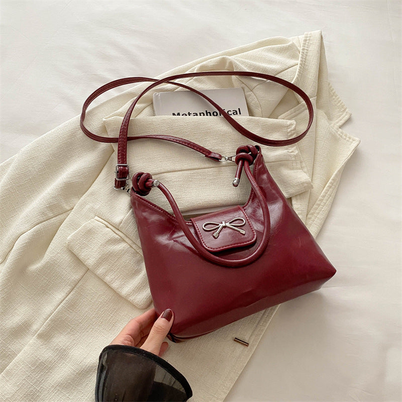 Women's Advanced Texture Red Pouch Summer Versatile Crossbody Bags