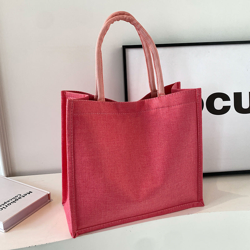 High Large Capacity Linen Fashion Female Shoulder Bags