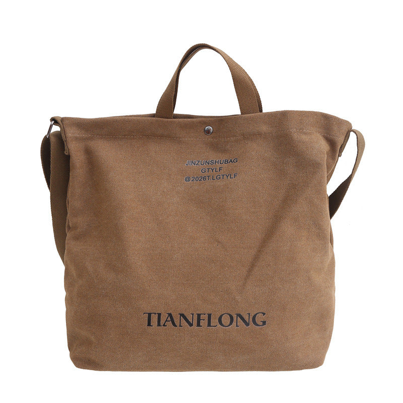 Women's & Men's & Canvas Retro Camp Commuter Class Crossbody Bags