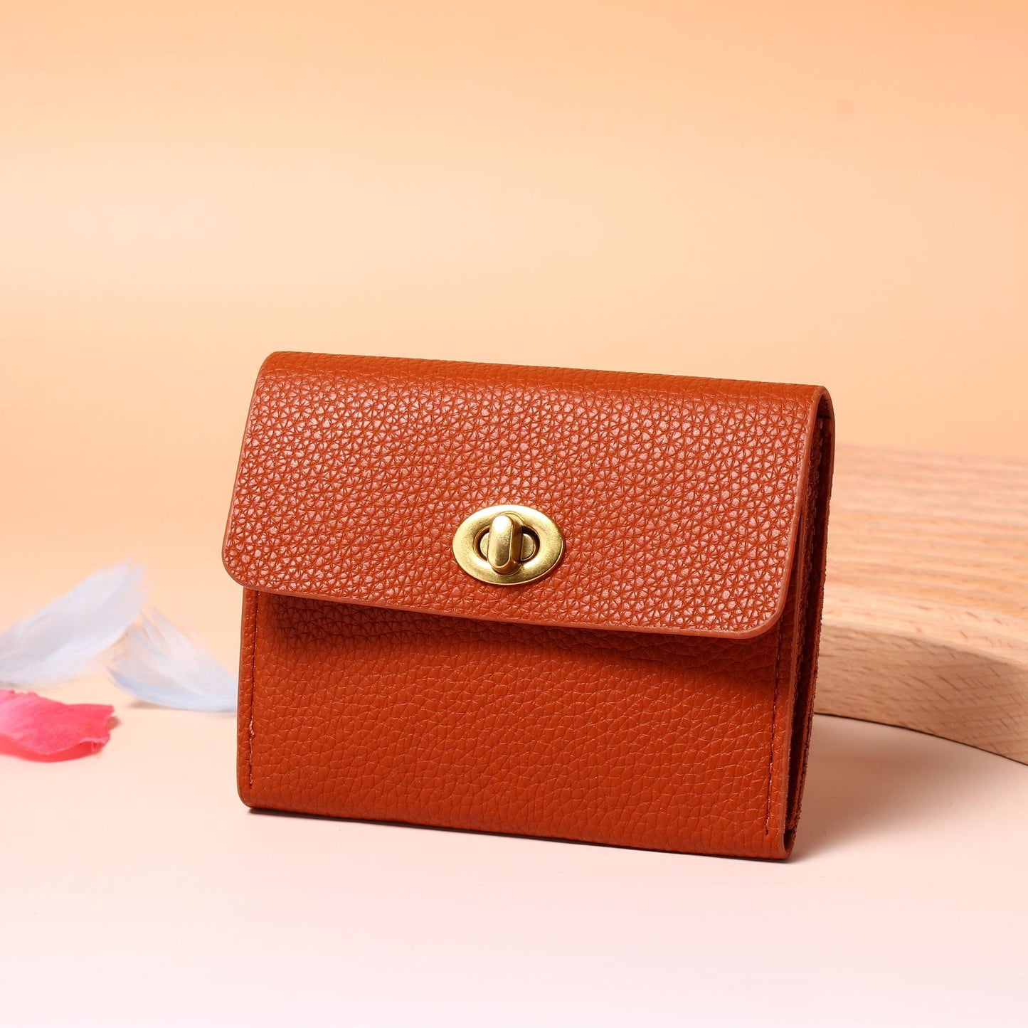 Retro Exquisite Compact Soft Leather Hand Ladies Wallets