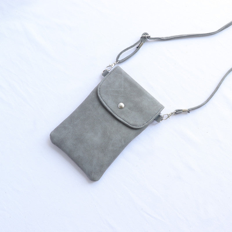 Solid Color Female Mobile Simple Mini Phone Bags