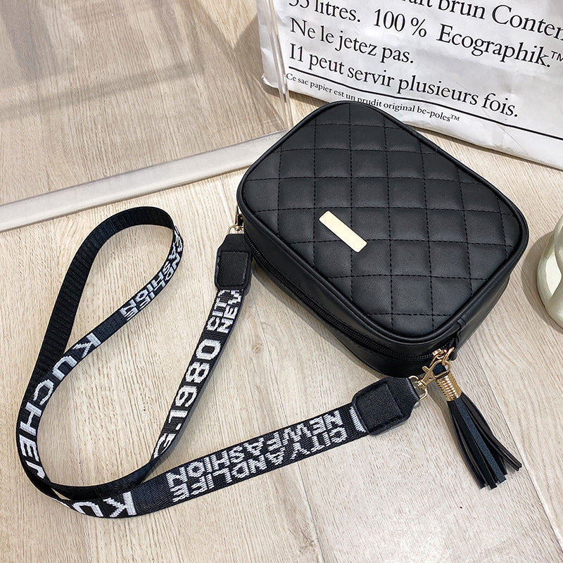 Women's Fashion Printed Ribbon Korean Style Sequined Crossbody Bags