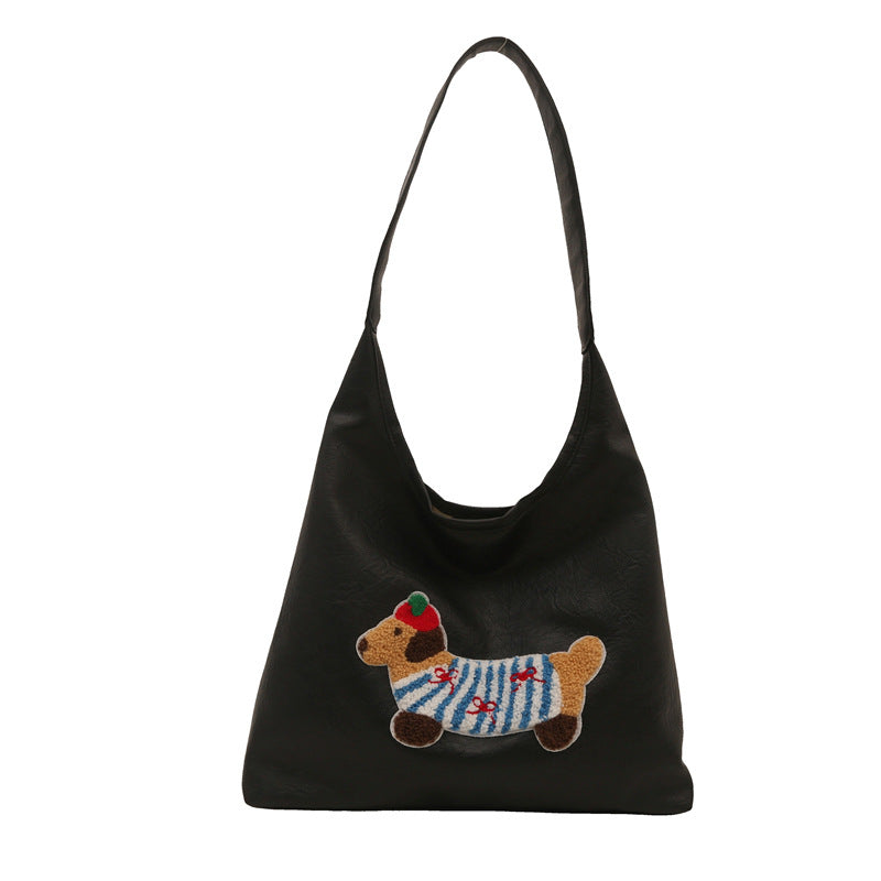 Retro Commuter Large Capacity Female Popular Shoulder Bags
