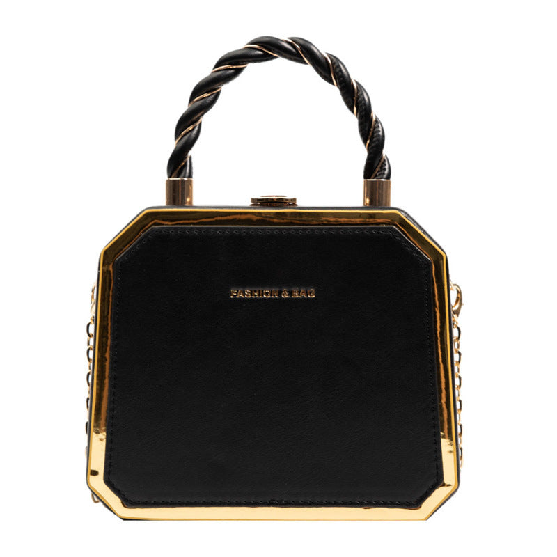 Women's Western Style Leisure Simple Box Exquisite Bags